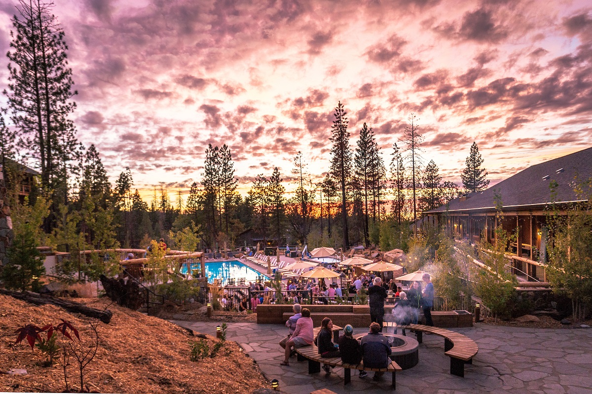 Sunset at Rush Creek Lodge