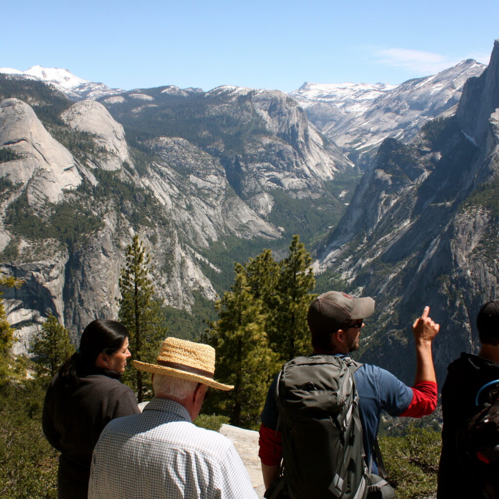 Glacier Point tour offered by Rush Creek Lodge in Yosemite.