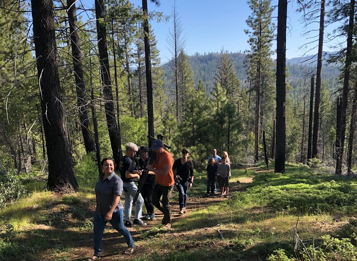 Rush Creek Nature Trail Film Crew June 2019.